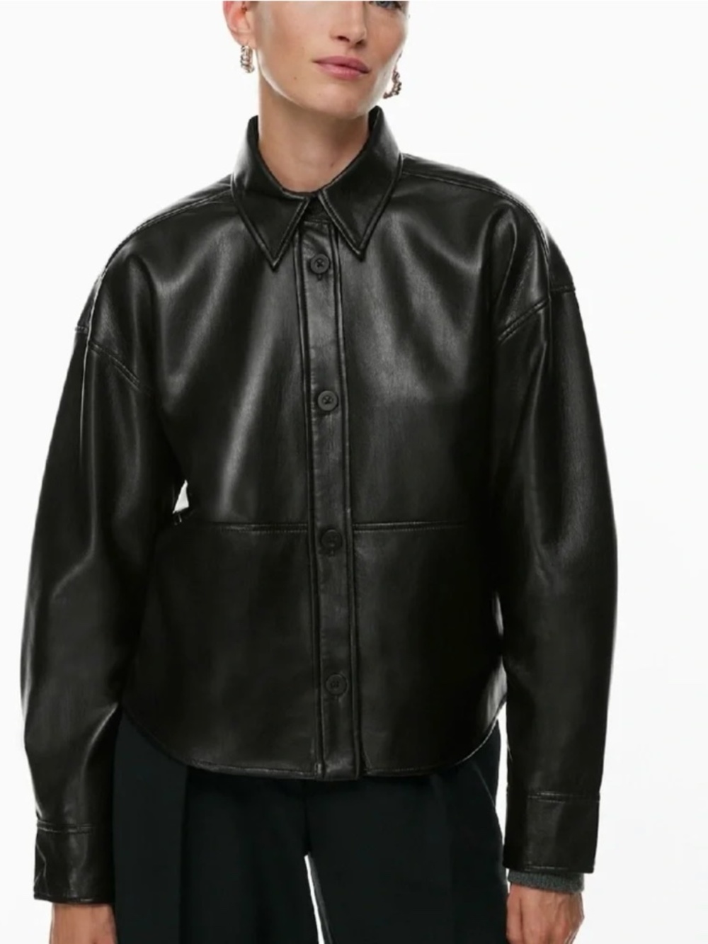 Babaton - Aritzia Shirt Jacket Black